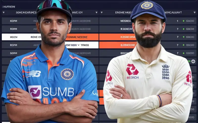 england cricket team vs india national cricket team match scorecard