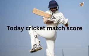 today cricket match score